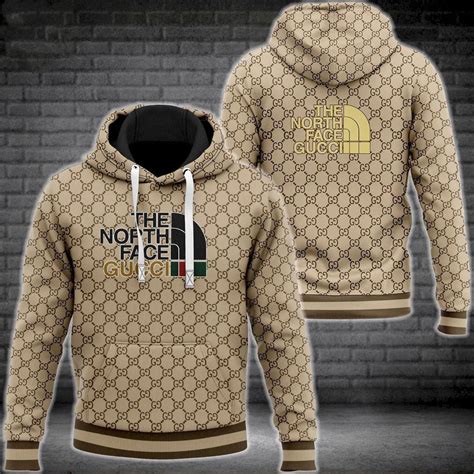 the north face gucci track suit|gucci north face hoodie brown.